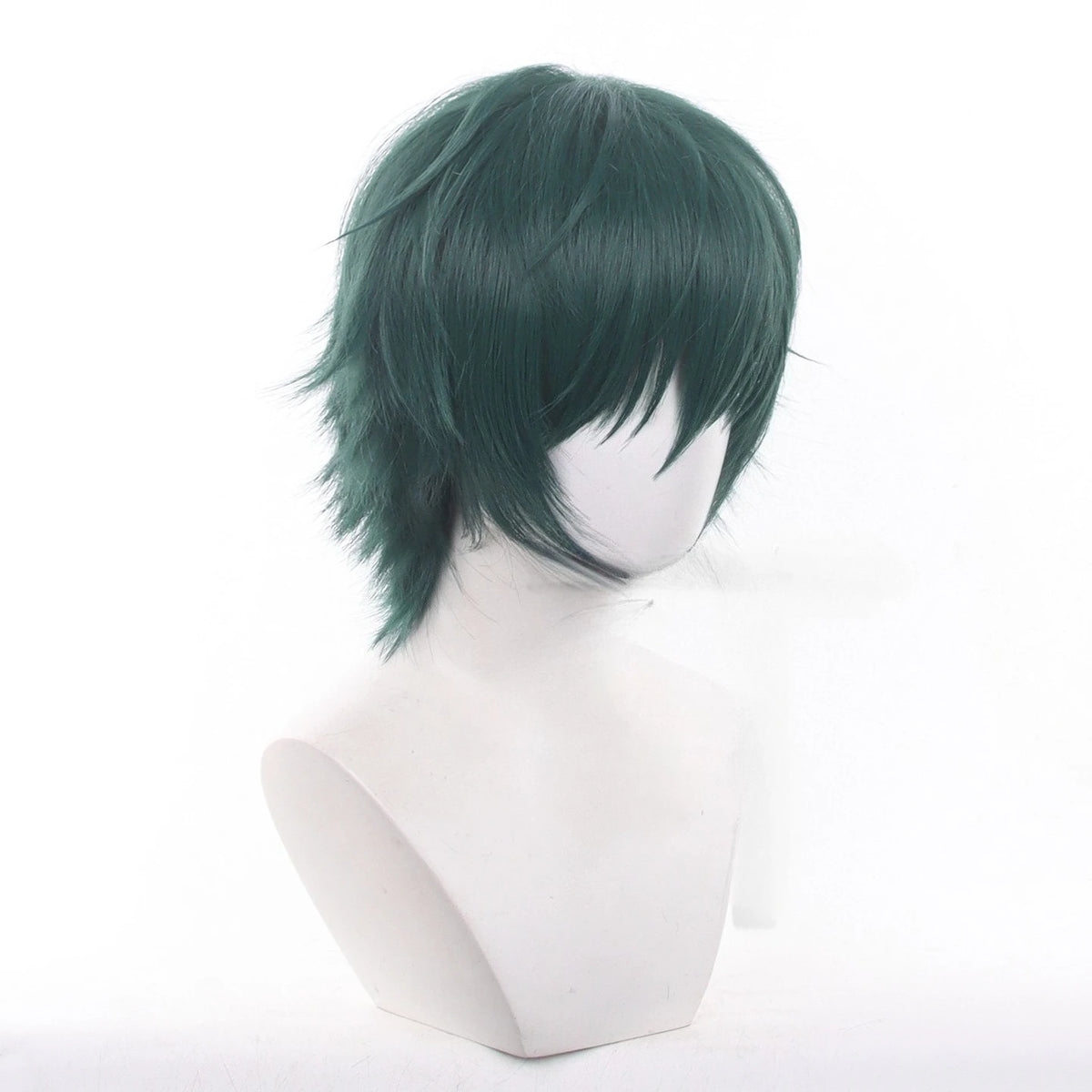 Jujutsu Kaisen-Inspired Green Cosplay Wig & Glasses Options