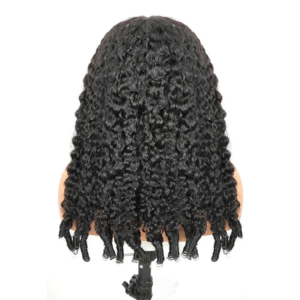 Burmese Curly Lace Wig, 180% & 200% Density