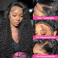 13x4 Glueless Curly Lace Wig, 200% Density