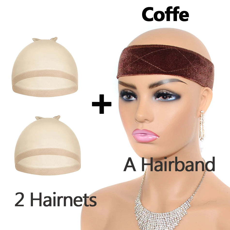 Adjustable Velvet Wig Grip Headband