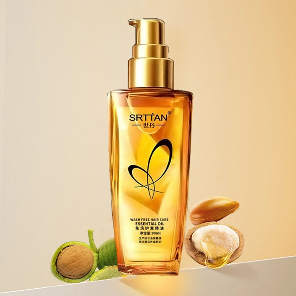 Moroccan Argan Oil Hair Serum Lightweight Hair Oil Mist For Split Ends