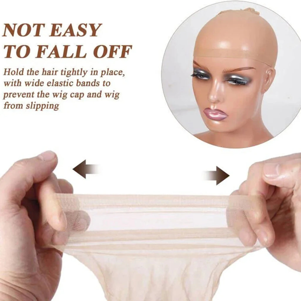 HD Nylon Wig Caps – Light Brown
