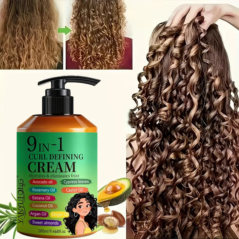 Moisturizing Curl Styling Cream | 280 mL