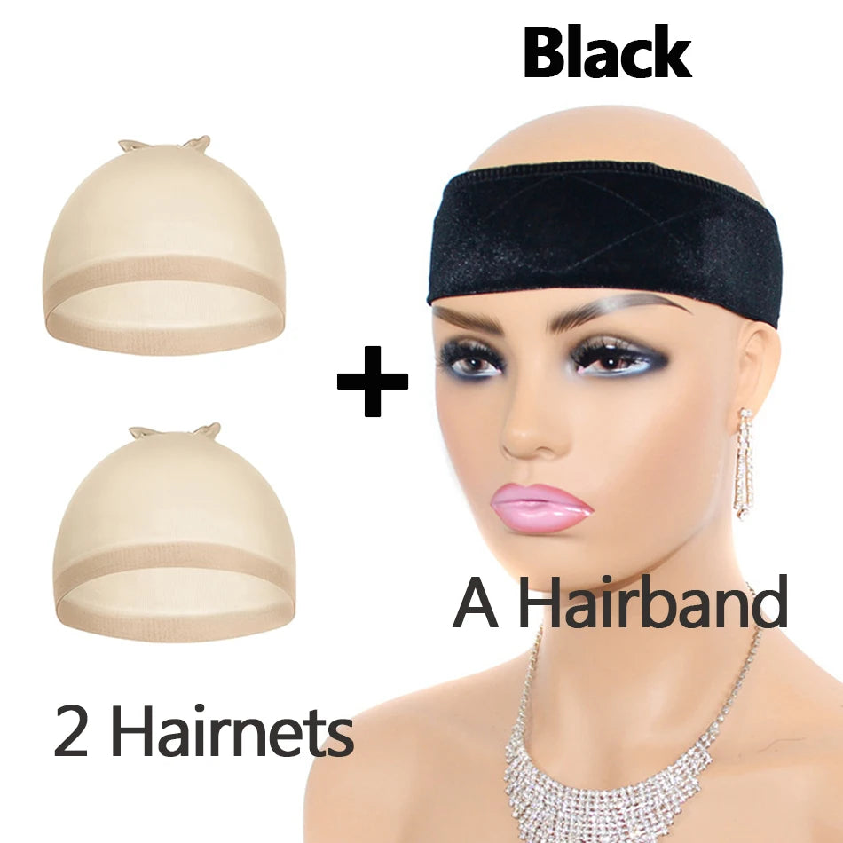 Adjustable Velvet Wig Grip Headband