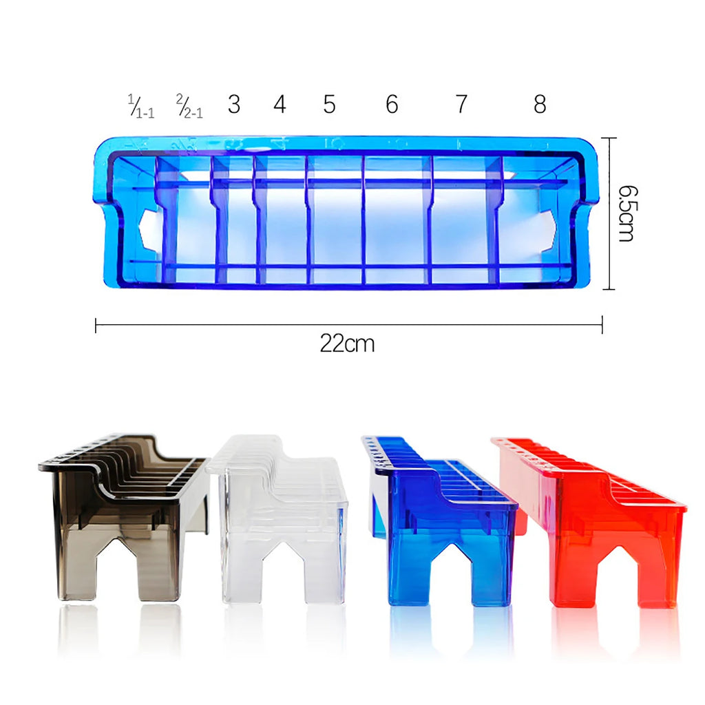 8-Compartment Hair Clipper Storage Box
