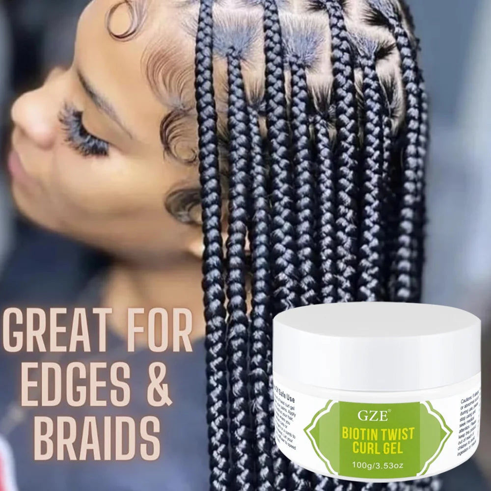 GZE Biotin Twist & Curl Gel | Hydrating Styling Gel