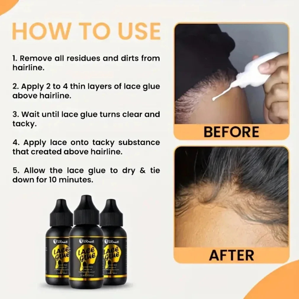 Lace Front Wig Adhesive, Melting Spray & Remover Options