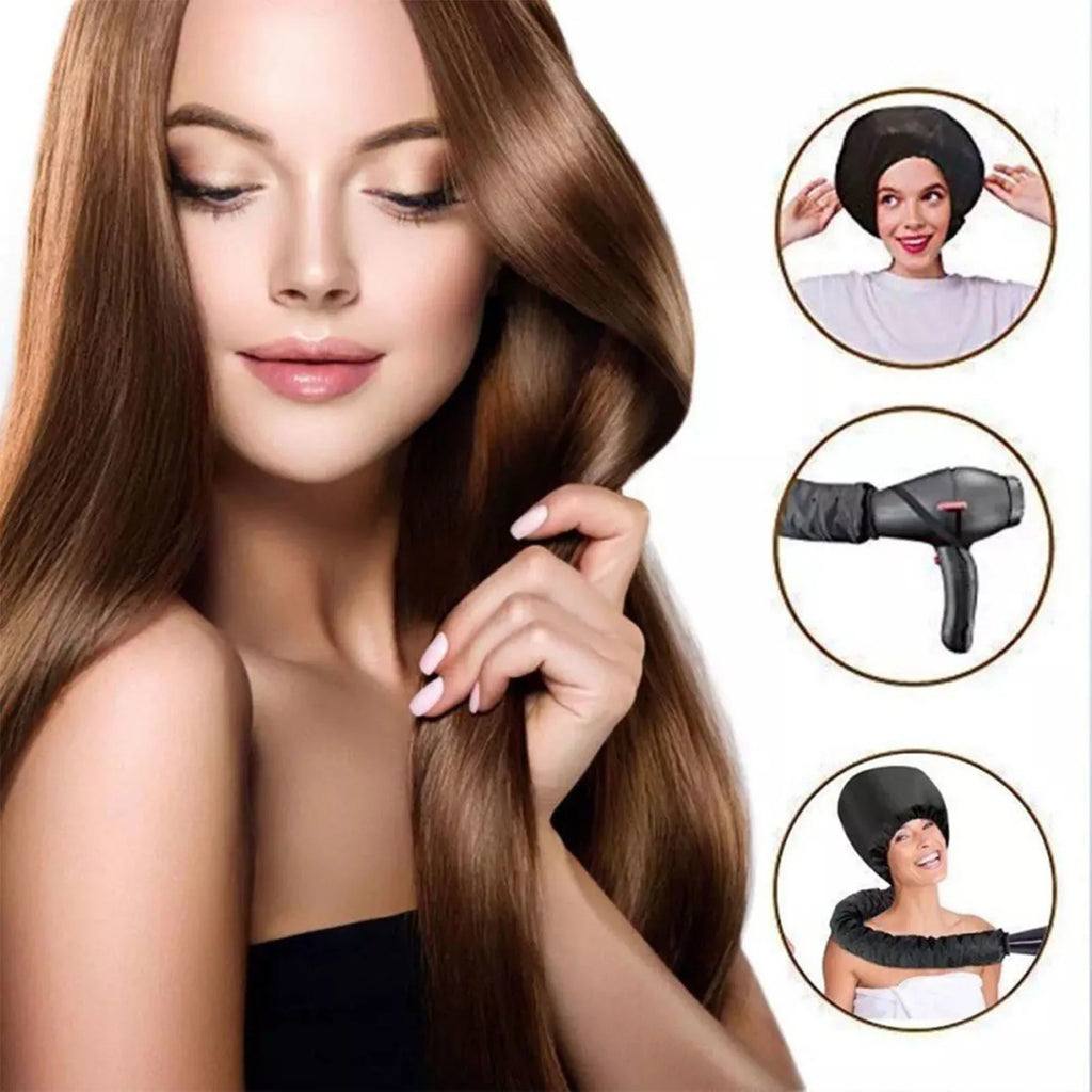 Reusable Bonnet Hair Dryer Attachment
