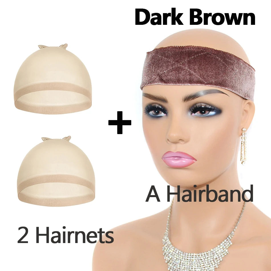 Adjustable Velvet Wig Grip Headband