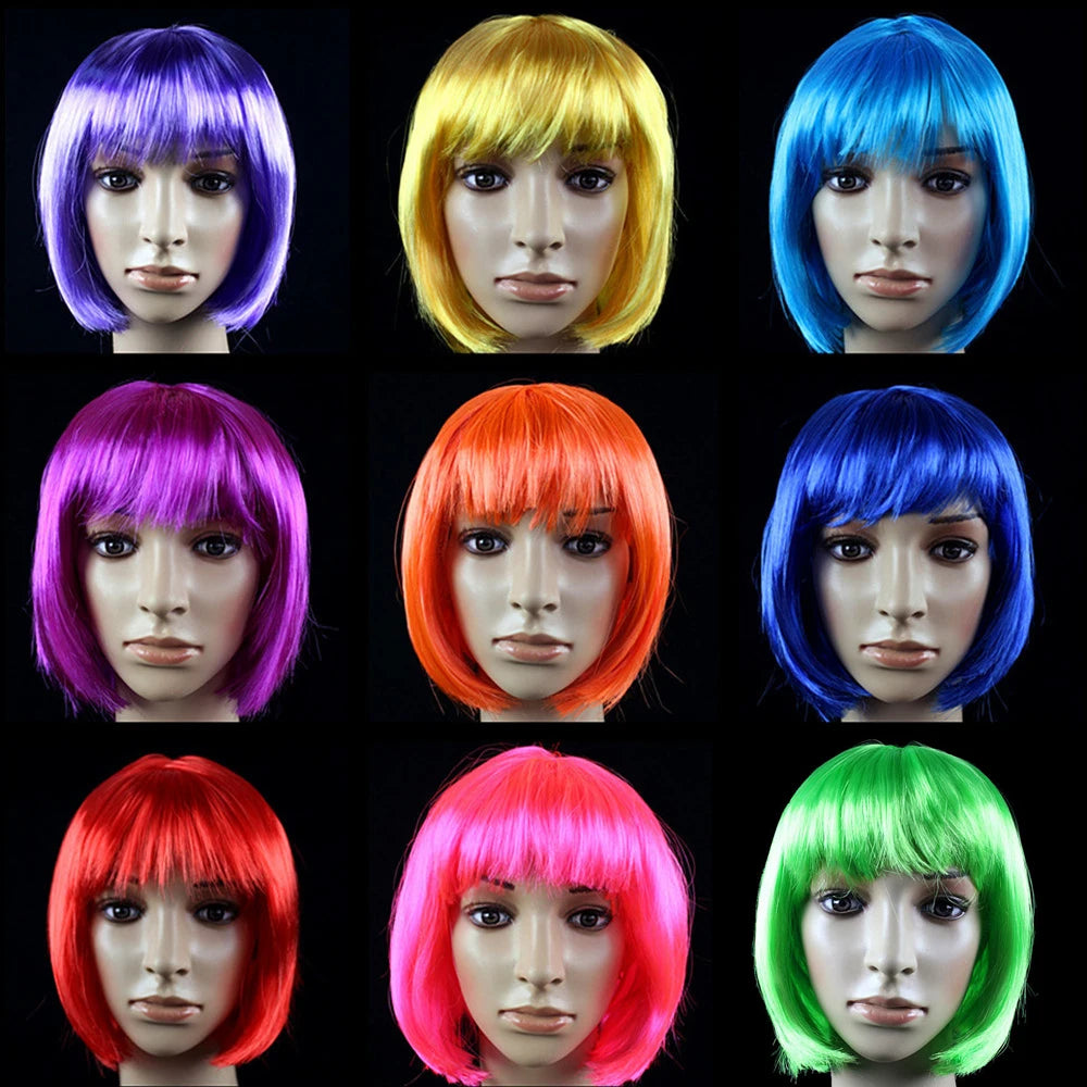Short Bob Wig For Women Costume Wigs