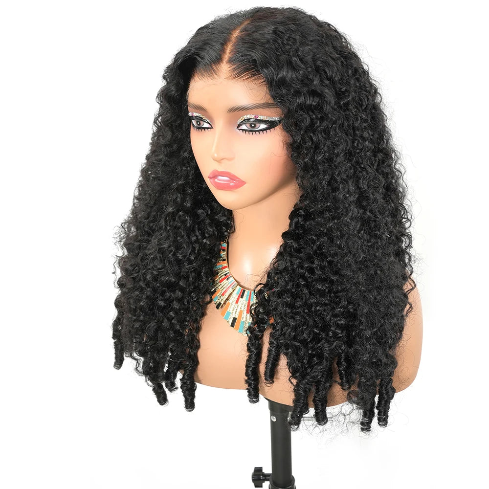 Burmese Curly Lace Wig, 180% & 200% Density