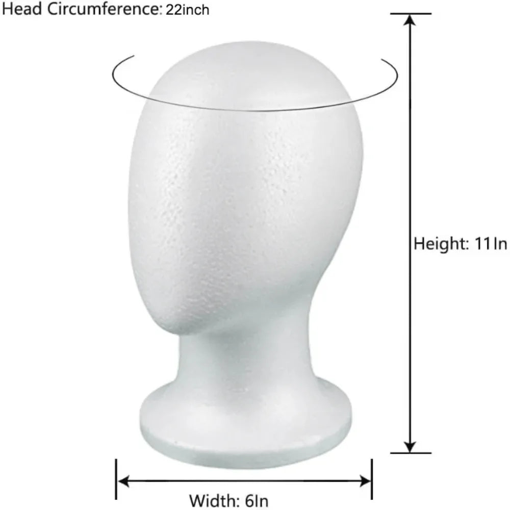 Foam Mannequin Head for Wig Display