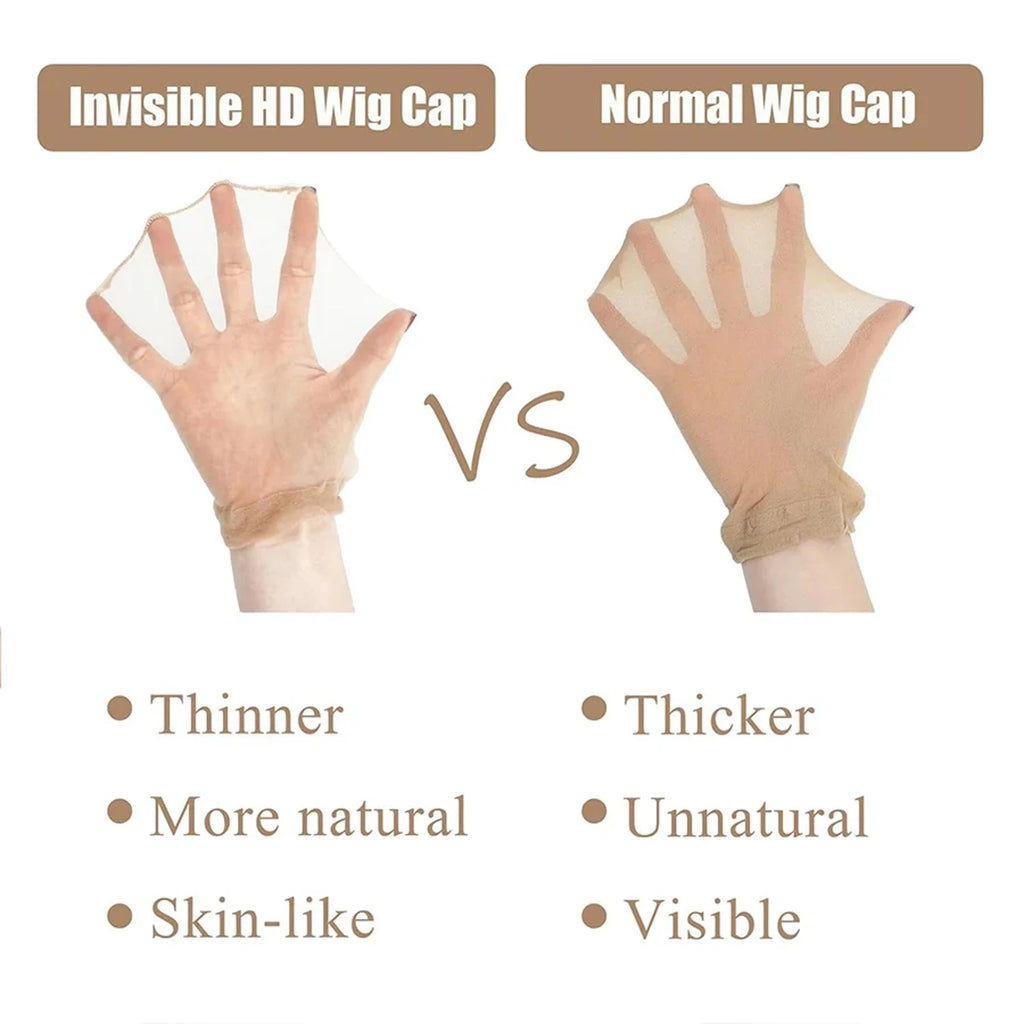 HD Nylon Wig Caps – Light Brown