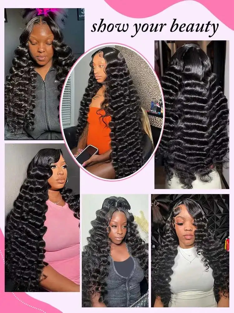 13x6 Hd Lace Frontal Wigs Loose Deep Wave