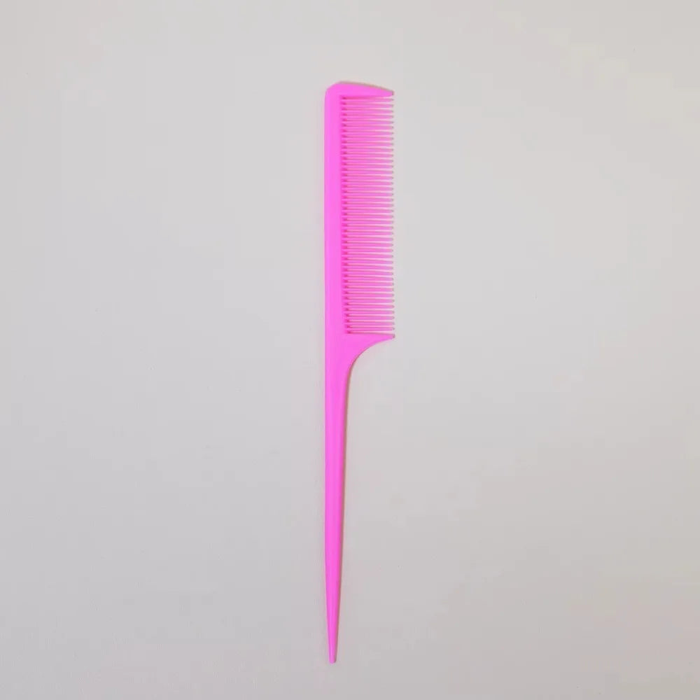 20-Piece Anti-Static Pointed-Tail Hair Comb Set – Black