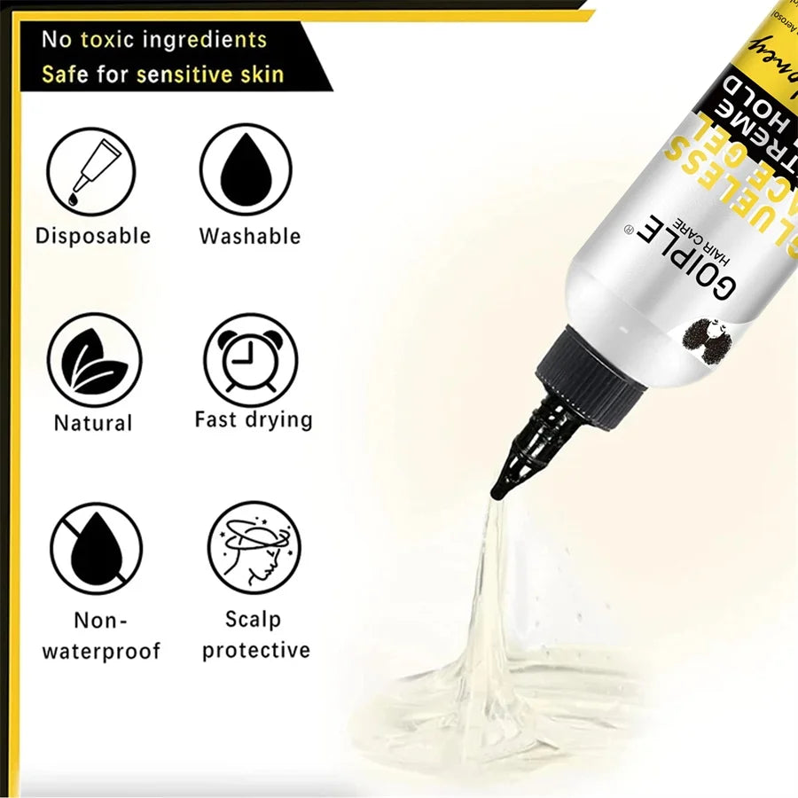 GOIPLE Wig Bonding Adhesive | Temporary Hold & Kit Options