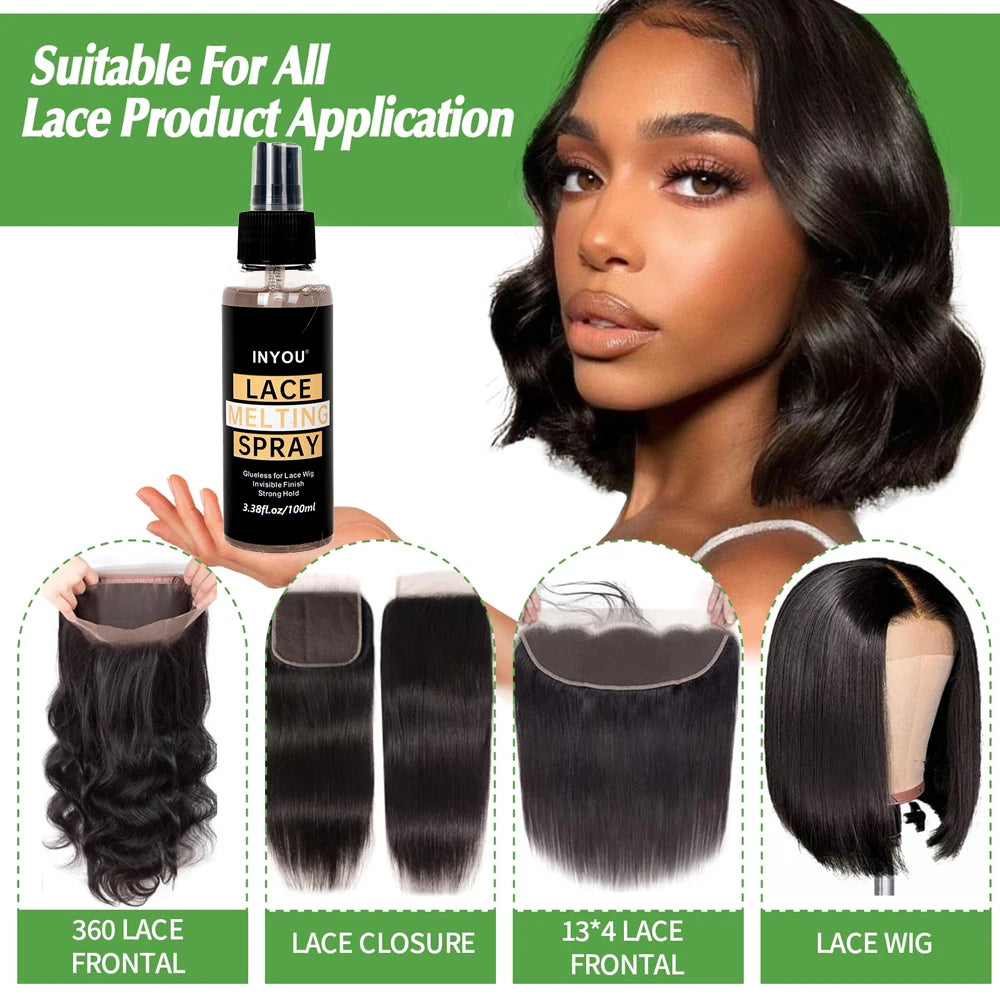 Lace Front Wig Adhesive, Melting Spray & Remover Options