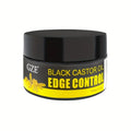 GZE Black Castor Oil Braiding Gel | Extra Hold & Edge Control