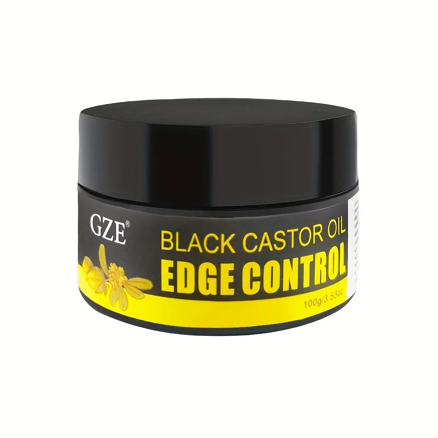 GZE Black Castor Oil Braiding Gel | Extra Hold & Edge Control