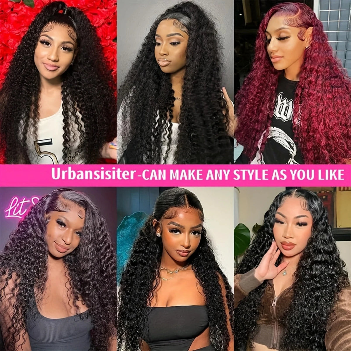 13x4 Glueless Curly Lace Wig, 200% Density