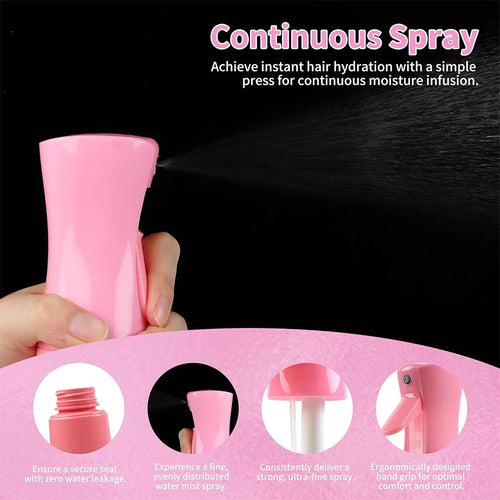 6-Piece Hair Styling Tool Set | Pink or Black