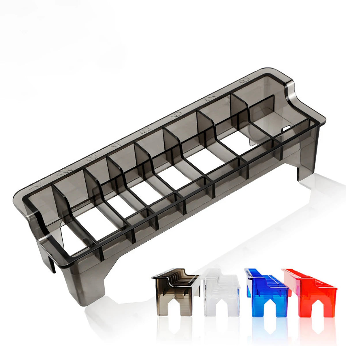 8-Compartment Hair Clipper Storage Box