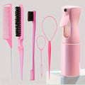 6-Piece Hair Styling Tool Set | Pink or Black