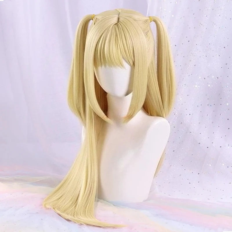 Misa Amane-Inspired Blonde Cosplay Wig & Accessory Options