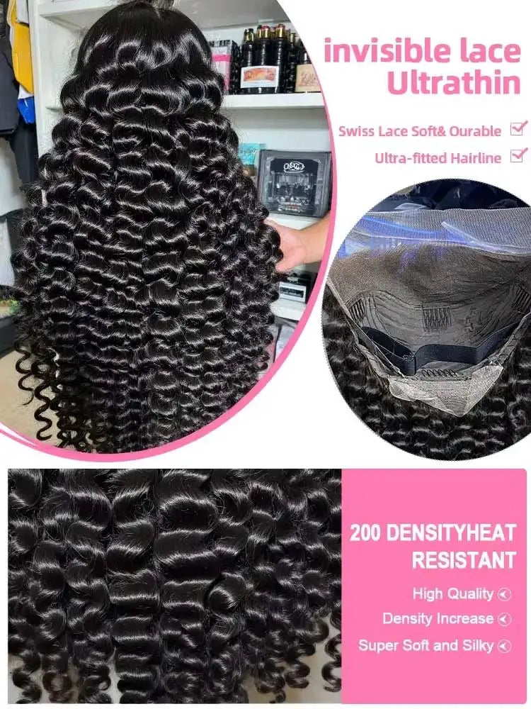13x6 Hd Lace Frontal Wigs Loose Deep Wave