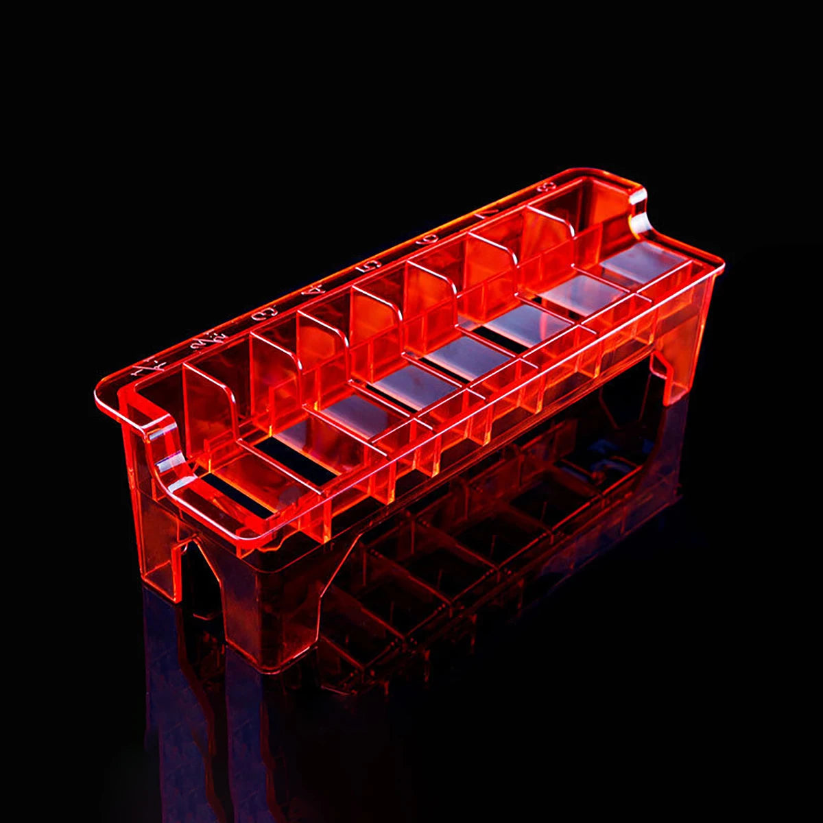 8-Compartment Hair Clipper Storage Box