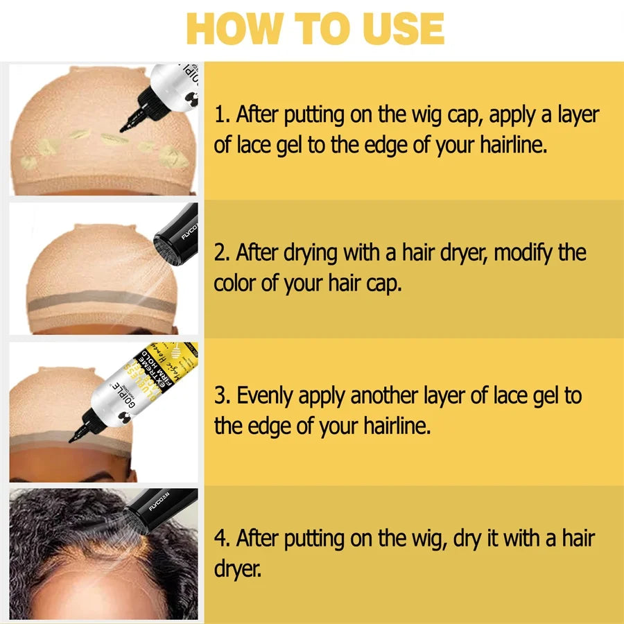 GOIPLE Wig Bonding Adhesive | Temporary Hold & Kit Options