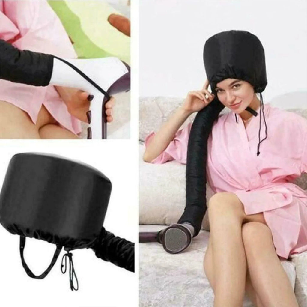 Reusable Bonnet Hair Dryer Attachment
