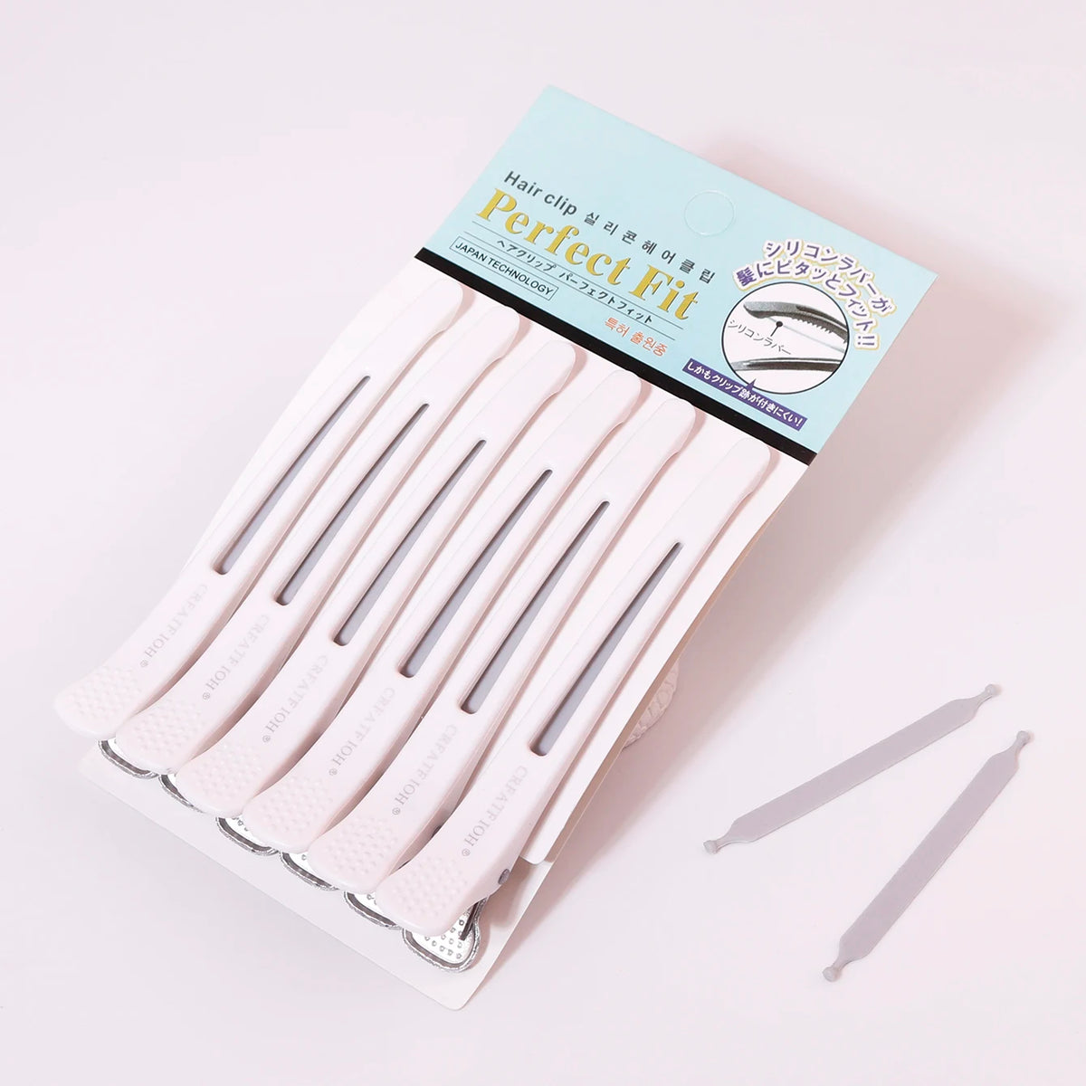 6-Piece No-Crease Hair Styling Clip Set