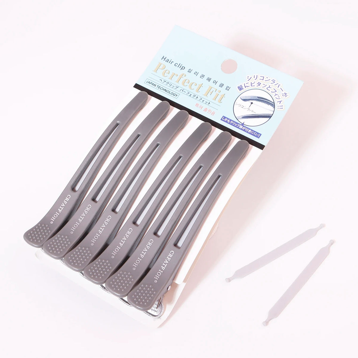 6-Piece No-Crease Hair Styling Clip Set