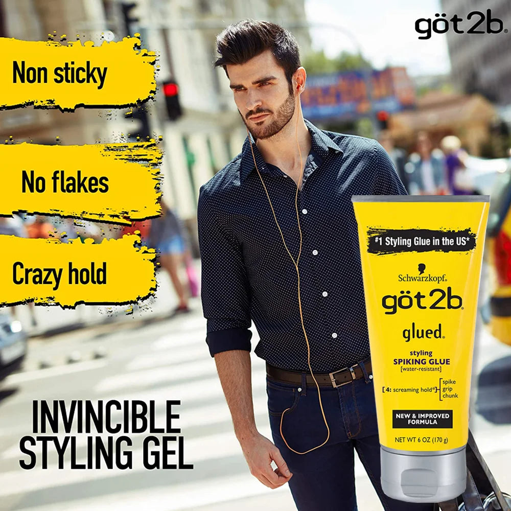 got2b Glued Hair Styling Gel | Strong Hold