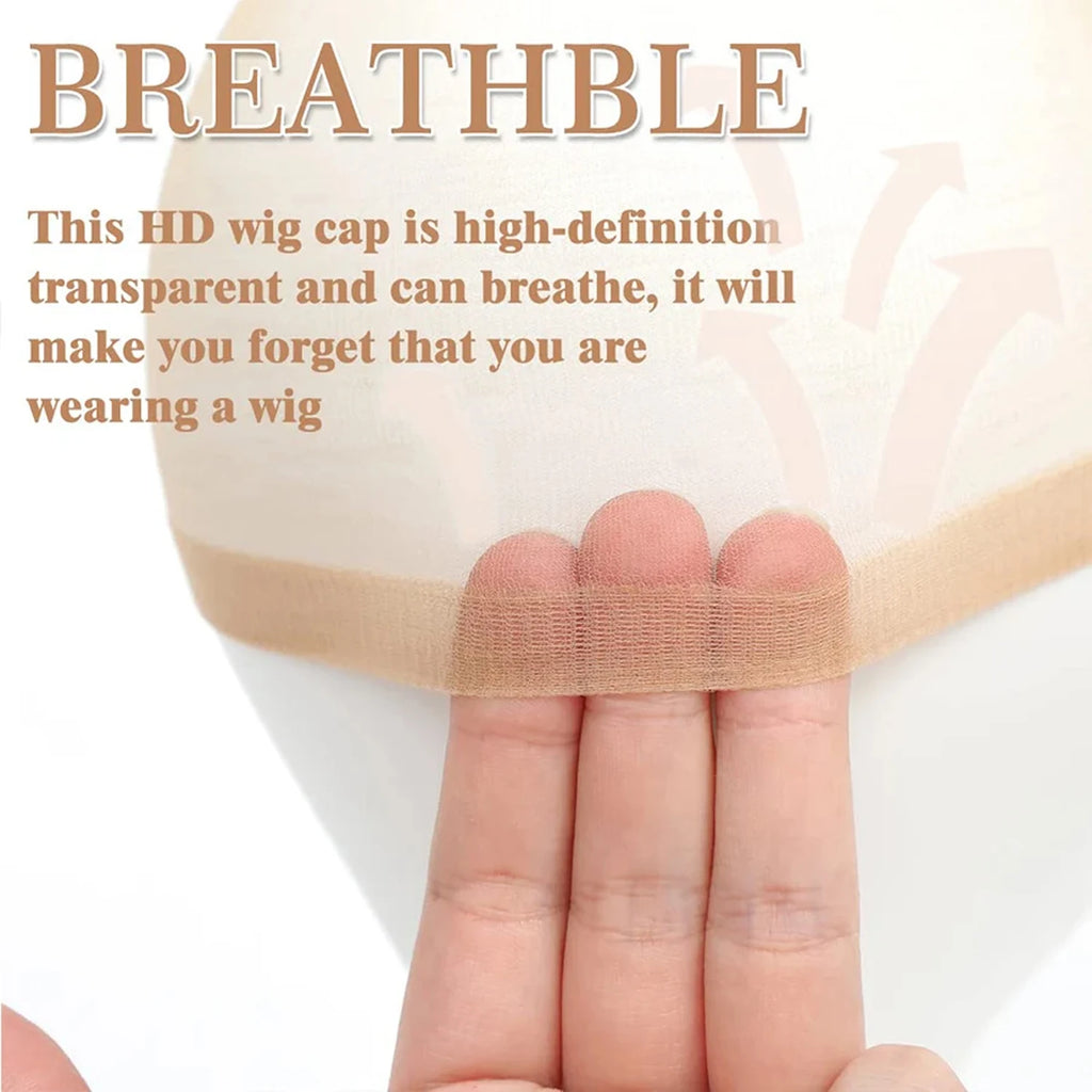 HD Nylon Wig Caps – Light Brown