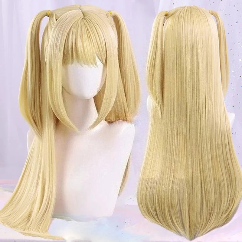 Misa Amane-Inspired Blonde Cosplay Wig & Accessory Options