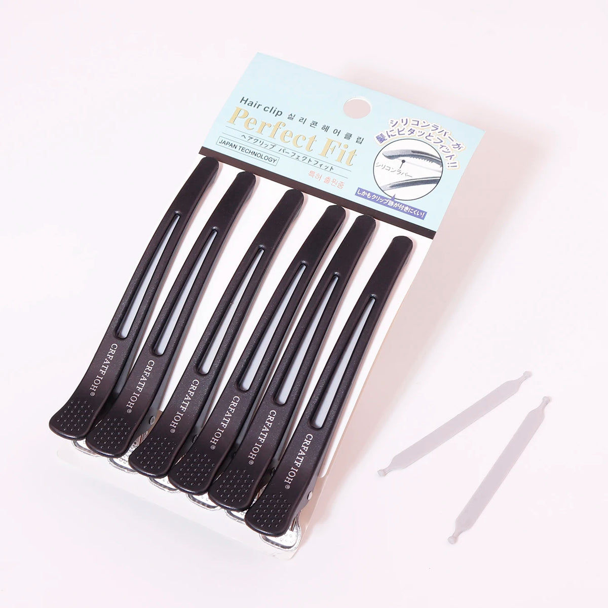 6-Piece No-Crease Hair Styling Clip Set