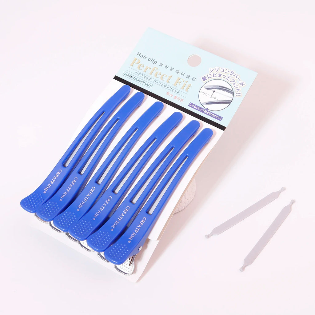 6-Piece No-Crease Hair Styling Clip Set
