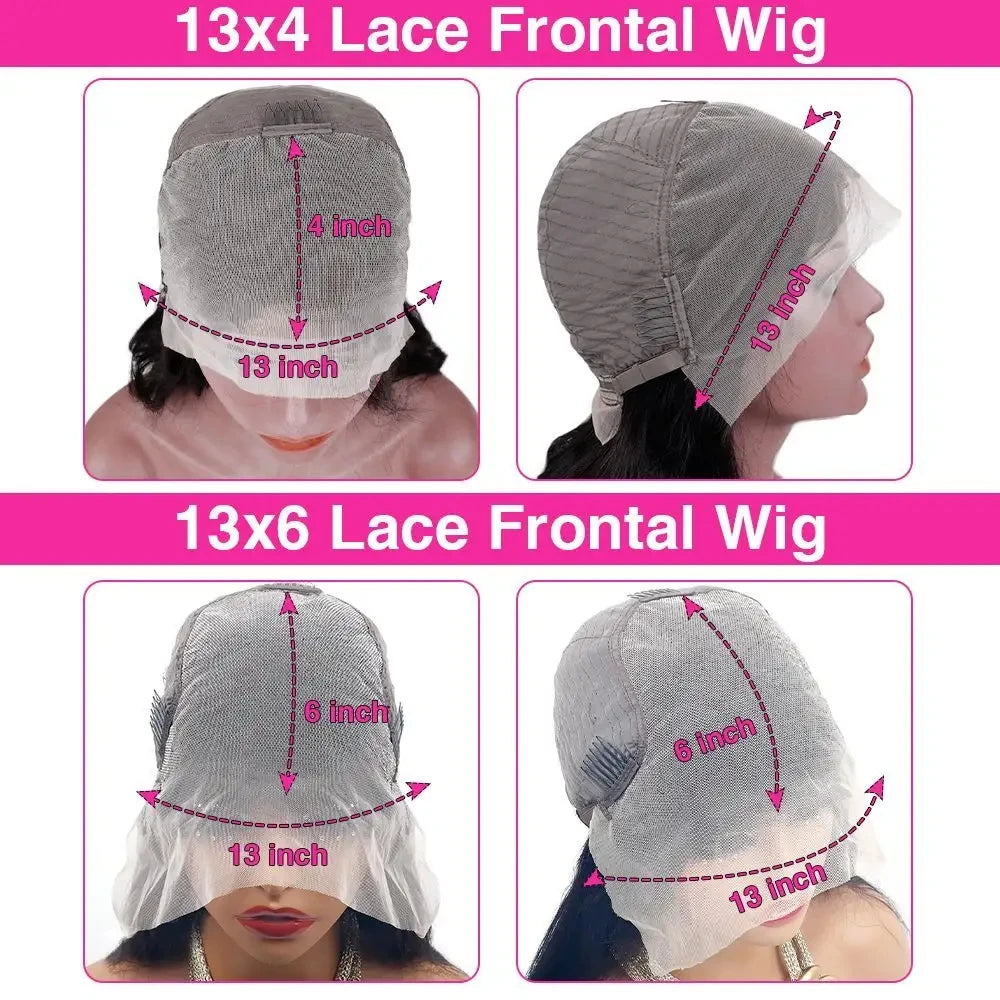 P4/27 Honey Blonde Highlight Body Wave Human Hair Wig